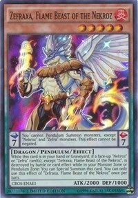 Zefraxa Flame Beast of the Nekroz (1) (CROS-AE) - YuGiOh Single