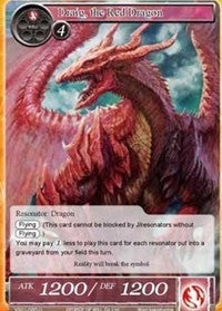 Draig the Red Dragon (1020) - Force of Will Single