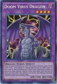 Doom Virus Dragon (2003) (DRL2) - YuGiOh Single