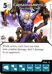 Captain America - Man Out of Time (6) - Dice Masters Single
