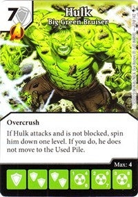 Hulk - Big Green Bruiser (12) - Dice Masters Single