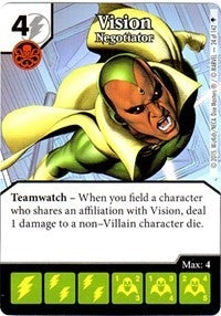 Vision - Negotiator (24) - Dice Masters Single