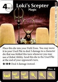 Loki’s Scepter - Magic (54) - Dice Masters Single