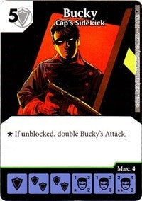 Bucky - Cap’s Sidekick (77) - Dice Masters Single