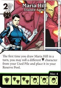 Maria Hill - Trained Agent (90) - Dice Masters Single