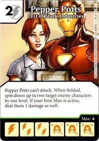 Pepper Potts - CEO of Stark Industries (94) - Dice Masters Single