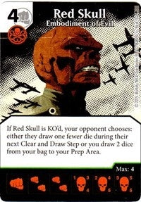Red Skull - Embodiment of Evil (96) - Dice Masters Single