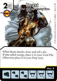 Beast - Not Your Average Pretty Face (108) - Dice Masters Single
