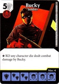 Bucky - Soldier (109) - Dice Masters Single