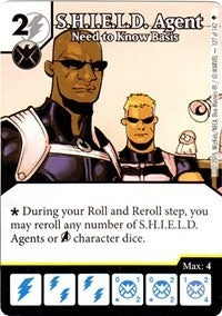 S.H.I.E.L.D. Agent - Need to Know Basis (127) - Dice Masters Single