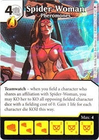 Spider-Woman - Pheromones (129) - Dice Masters Single