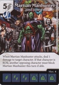 Martian Manhunter - John Jones (15) - Dice Masters Single