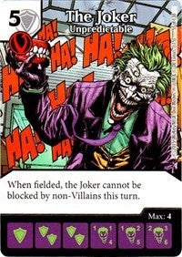 The Joker - Unpredictable (57) - Dice Masters Single