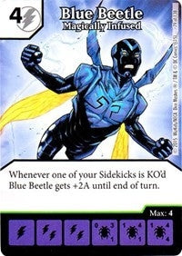 Blue Beetle - Magically Infused (79) - Dice Masters Single