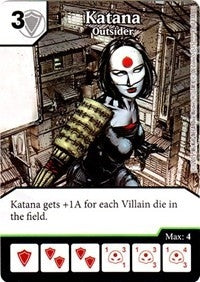 Katana - Outsider (93) - Dice Masters Single