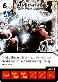 Shazam! - Wisdom of Solomon (98) - Dice Masters Single