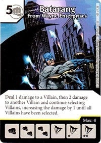 Batarang - From Wayne Enterprises (107) - Dice Masters Single