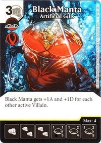 Black Manta - Artificial Gills (109) - Dice Masters Single