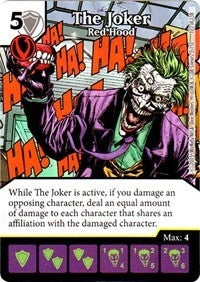 The Joker - Red Hood (122) - Dice Masters Single