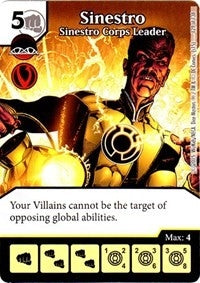 Sinestro - Sinestro Corps Leader (129) - Dice Masters Single