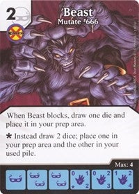 Beast - Mutate #666 (3) - Dice Masters Single