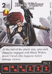 Black Widow - Natural (36) - Dice Masters Single