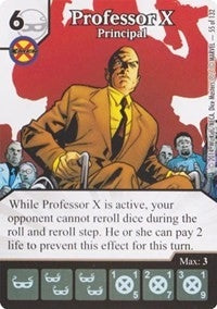 Professor X - Principal (55) - Dice Masters Single