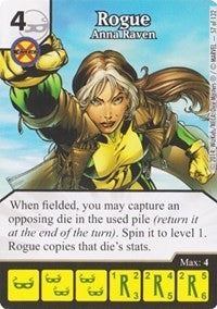 Rogue - Anna Raven (57) - Dice Masters Single
