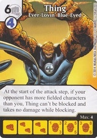 Thing - Ever-Lovin’ Blue-Eyed (59) - Dice Masters Single