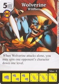 Wolverine - Wildboy (62) - Dice Masters Single