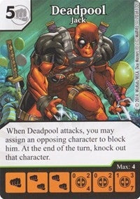 Deadpool - Jack (70) - Dice Masters Single