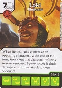 Loki - Illusionist (80) - Dice Masters Single