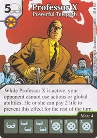 Professor X - Powerful Telepath (87) - Dice Masters Single