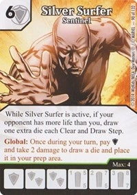 Silver Surfer - Sentinel (90) - Dice Masters Single