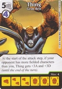 Thing - Grim Ben (93) - Dice Masters Single