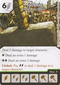 Mjolnir - Forged by Odin (97) - Dice Masters Single