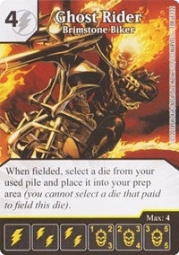 Ghost Rider - Brimstone Biker (108) - Dice Masters Single