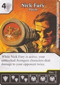 Nick Fury - Patch (115) - Dice Masters Single