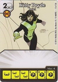 Kitty Pryde - Ariel (13) - Dice Masters Single