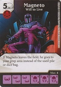 Magneto - Will to Live (17) - Dice Masters Single