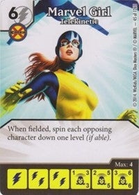 Marvel Girl - Telekinetic (45) - Dice Masters Single