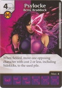 Psylocke - Betsy Braddock (50) - Dice Masters Single