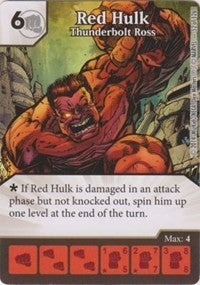 Red Hulk - Thunderbolt Ross (52) - Dice Masters Single