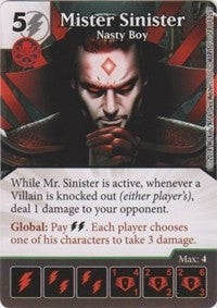Mister Sinister - Nasty Boy (78) - Dice Masters Single