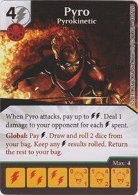 Pyro - Pyrokinetic (83) - Dice Masters Single