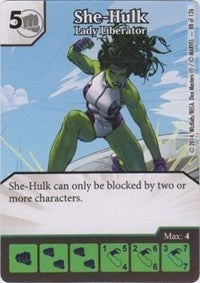 She-Hulk - Lady Liberator (88) - Dice Masters Single