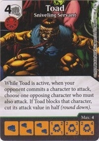 Toad - Sniveling Servant (90) - Dice Masters Single