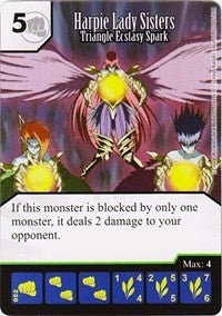 Harpie Lady Sisters - Triangle Ecstasy Spark (52) - Dice Masters Single