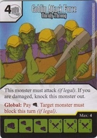 Goblin Attack Force - Unruly Throng (84) - Dice Masters Single