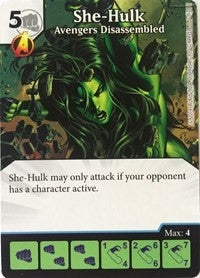 She-Hulk - Avengers Disassembled (3) - Dice Masters Single